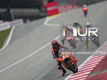 Deniz Oncu (53) of Turkey and Red Bull KTM Ajo Kalex during the free practice of the Motul Solidarity Grand Prix of Barcelona at Ricardo Tor...