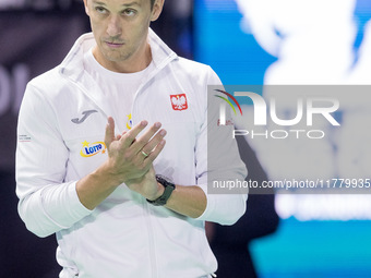 Dawid Celt  during Billie Jean King Cup Finals match Spain vs Poland in Malaga Spain on 15 November 2024. (