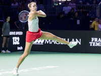 Magda Linette  during Billie Jean King Cup Finals match Spain vs Poland in Malaga Spain on 15 November 2024. (