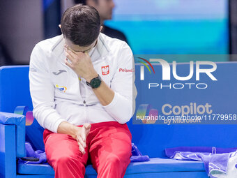 Dawid Celt  during Billie Jean King Cup Finals match Spain vs Poland in Malaga Spain on 15 November 2024. (