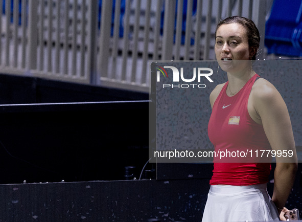 Paula Badosa  during Billie Jean King Cup Finals match Spain vs Poland in Malaga Spain on 15 November 2024. 