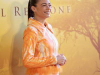 Singer Elodie attends the ''Mufasa: The Lion King'' photocall at The Space Cinema Moderno in Rome, Italy, on November 15, 2024. (