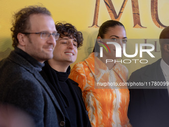 Singer Elodie attends the ''Mufasa: The Lion King'' photocall at The Space Cinema Moderno in Rome, Italy, on November 15, 2024. (