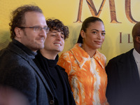 Singer Elodie attends the ''Mufasa: The Lion King'' photocall at The Space Cinema Moderno in Rome, Italy, on November 15, 2024. (