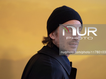 Luca Marinelli attends the ''Mufasa: The Lion King'' photocall at The Space Cinema Moderno in Rome, Italy, on November 15, 2024. (