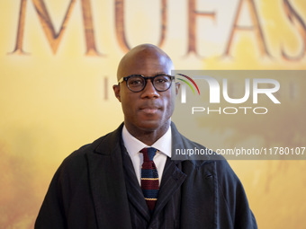 Director Barry Jenkins attends the ''Mufasa: The Lion King'' photocall at The Space Cinema Moderno in Rome, Italy, on November 15, 2024. (