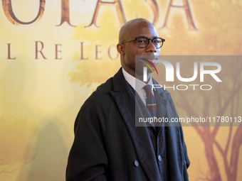 Director Barry Jenkins attends the ''Mufasa: The Lion King'' photocall at The Space Cinema Moderno in Rome, Italy, on November 15, 2024. (