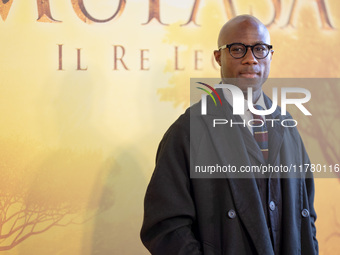 Director Barry Jenkins attends the ''Mufasa: The Lion King'' photocall at The Space Cinema Moderno in Rome, Italy, on November 15, 2024. (