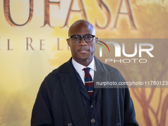 Director Barry Jenkins attends the ''Mufasa: The Lion King'' photocall at The Space Cinema Moderno in Rome, Italy, on November 15, 2024. (