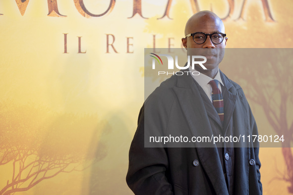 Director Barry Jenkins attends the ''Mufasa: The Lion King'' photocall at The Space Cinema Moderno in Rome, Italy, on November 15, 2024. 