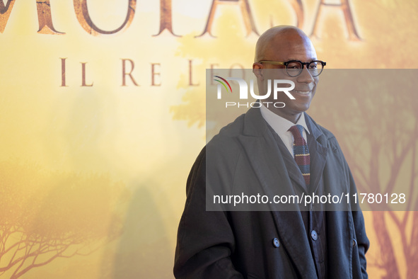 Director Barry Jenkins attends the ''Mufasa: The Lion King'' photocall at The Space Cinema Moderno in Rome, Italy, on November 15, 2024. 