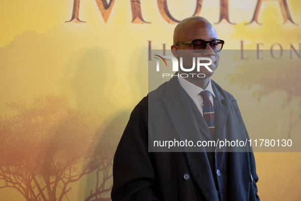 Director Barry Jenkins attends the ''Mufasa: The Lion King'' photocall at The Space Cinema Moderno in Rome, Italy, on November 15, 2024. 