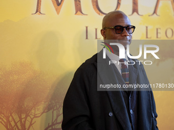 Director Barry Jenkins attends the ''Mufasa: The Lion King'' photocall at The Space Cinema Moderno in Rome, Italy, on November 15, 2024. (