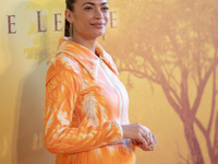 Singer Elodie attends the ''Mufasa: The Lion King'' photocall at The Space Cinema Moderno in Rome, Italy, on November 15, 2024. (