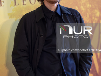 Luca Marinelli attends the ''Mufasa: The Lion King'' photocall at The Space Cinema Moderno in Rome, Italy, on November 15, 2024. (