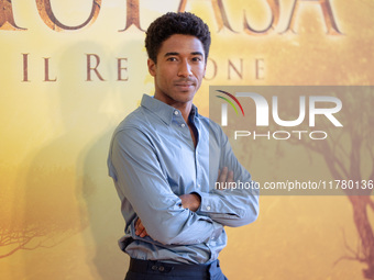 Alberto Boubakar Malanchino attends the ''Mufasa: The Lion King'' photocall at The Space Cinema Moderno in Rome, Italy, on November 15, 2024...