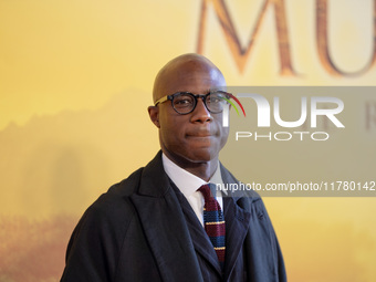 Director Barry Jenkins attends the ''Mufasa: The Lion King'' photocall at The Space Cinema Moderno in Rome, Italy, on November 15, 2024. (