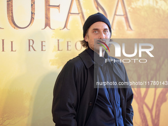 Luca Marinelli attends the ''Mufasa: The Lion King'' photocall at The Space Cinema Moderno in Rome, Italy, on November 15, 2024. (