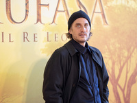 Luca Marinelli attends the ''Mufasa: The Lion King'' photocall at The Space Cinema Moderno in Rome, Italy, on November 15, 2024. (