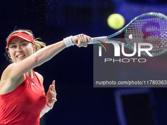 Paula Badosa  during Billie Jean King Cup Finals match Spain vs Poland in Malaga Spain on 15 November 2024. (