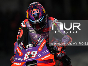 Jorge Martin (89) of Spain and Prima Pramac Racing Ducati during the free practice of the Motul Solidarity Grand Prix of Barcelona at Ricard...