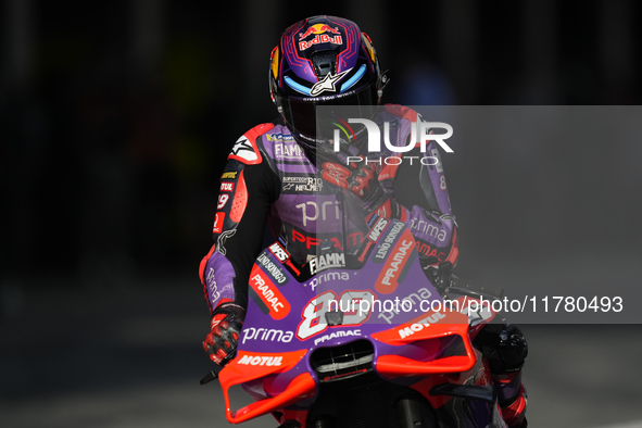 Jorge Martin (89) of Spain and Prima Pramac Racing Ducati during the free practice of the Motul Solidarity Grand Prix of Barcelona at Ricard...