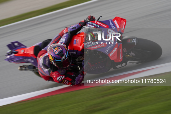 Jorge Martin (89) of Spain and Prima Pramac Racing Ducati during the free practice of the Motul Solidarity Grand Prix of Barcelona at Ricard...