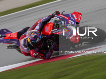 Jorge Martin (89) of Spain and Prima Pramac Racing Ducati during the free practice of the Motul Solidarity Grand Prix of Barcelona at Ricard...