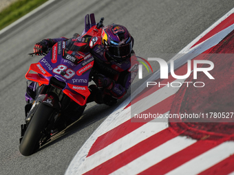 Jorge Martin (89) of Spain and Prima Pramac Racing Ducati during the free practice of the Motul Solidarity Grand Prix of Barcelona at Ricard...