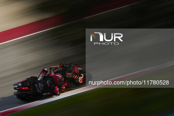 Maverick Vinales (12) of Spain and Aprilia Racing during the free practice of the Motul Solidarity Grand Prix of Barcelona at Ricardo Tormo...