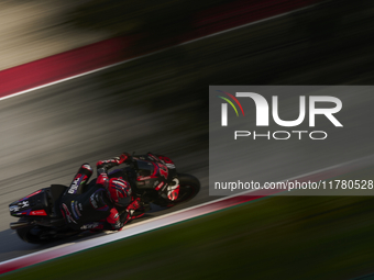 Maverick Vinales (12) of Spain and Aprilia Racing during the free practice of the Motul Solidarity Grand Prix of Barcelona at Ricardo Tormo...