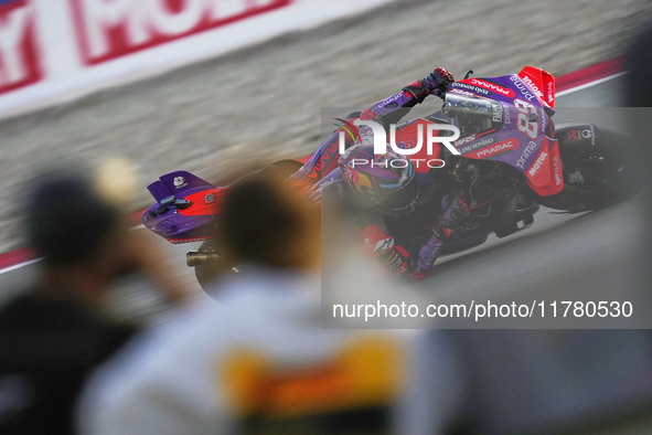 Jorge Martin (89) of Spain and Prima Pramac Racing Ducati during the free practice of the Motul Solidarity Grand Prix of Barcelona at Ricard...