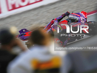 Jorge Martin (89) of Spain and Prima Pramac Racing Ducati during the free practice of the Motul Solidarity Grand Prix of Barcelona at Ricard...