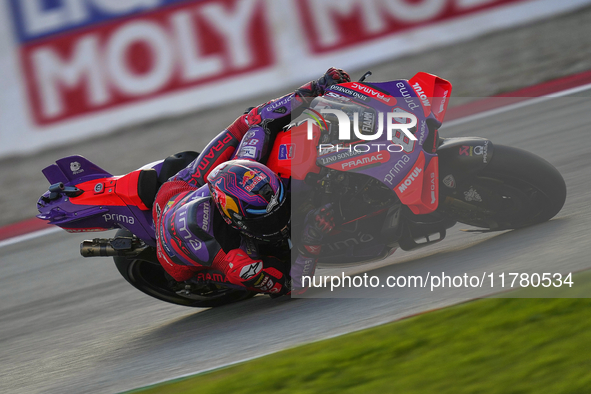 Jorge Martin (89) of Spain and Prima Pramac Racing Ducati during the free practice of the Motul Solidarity Grand Prix of Barcelona at Ricard...