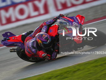 Jorge Martin (89) of Spain and Prima Pramac Racing Ducati during the free practice of the Motul Solidarity Grand Prix of Barcelona at Ricard...