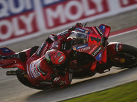 Francesco Pecco Bagnaia (1) of Italy and Ducati Lenovo Team during the free practice of the Motul Solidarity Grand Prix of Barcelona at Rica...