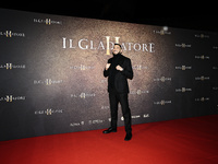 Mattia Faraoni attends the ''Gladiator II'' (Il Gladiatore II) special screening red carpet at Auditorium Parco Della Musica in Rome, Italy,...