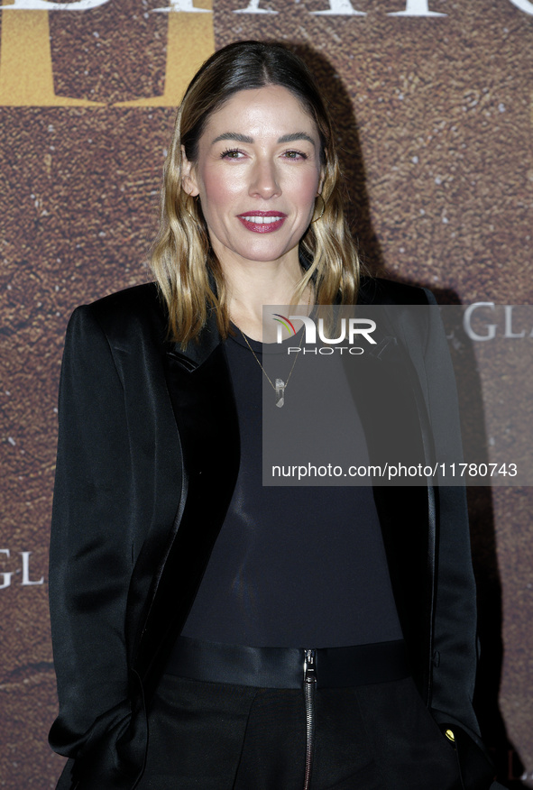 Sarah Felberbaum attends the ''Gladiator II'' (Il Gladiatore II) special screening red carpet at Auditorium Parco Della Musica in Rome, Ital...