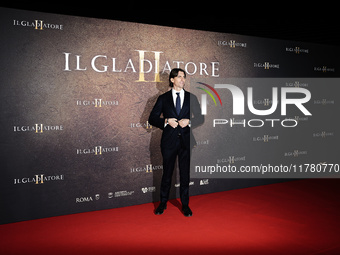 Alessandro Onorato, Councilor for Major Events, Sport, Tourism and Fashion, at the municipality of Rome, attends the ''Gladiator II'' (Il Gl...