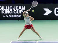 Iga Swiatek  during Billie Jean King Cup Finals match Spain vs Poland in Malaga Spain on 15 November 2024. (