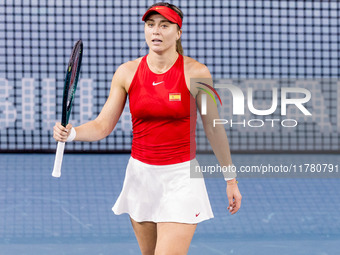 Paula Badosa  during Billie Jean King Cup Finals match Spain vs Poland in Malaga Spain on 15 November 2024. (