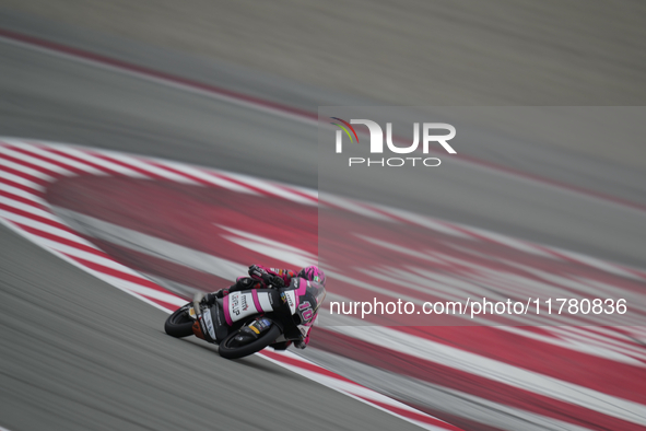 Nicola Carraro (10) of Italy and Levelup - Mta KTM during the free practice of the Motul Solidarity Grand Prix of Barcelona at Ricardo Tormo...