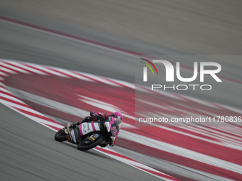 Nicola Carraro (10) of Italy and Levelup - Mta KTM during the free practice of the Motul Solidarity Grand Prix of Barcelona at Ricardo Tormo...