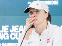 Iga Swiatek  during Billie Jean King Cup Finals match Spain vs Poland in Malaga Spain on 15 November 2024. (