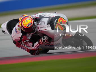 Taiyo Furusato (72) of Japan and Honda Team Asia Honda during the free practice of the Motul Solidarity Grand Prix of Barcelona at Ricardo T...