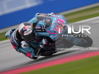 David Alonso (80) of Colombia and CFMoto Gaviota Aspar Team during the free practice of the Motul Solidarity Grand Prix of Barcelona at Rica...