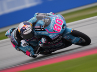 David Alonso (80) of Colombia and CFMoto Gaviota Aspar Team during the free practice of the Motul Solidarity Grand Prix of Barcelona at Rica...