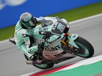 Alex Escrig (11) of Spain and Klint Forward Factory Team Forward during the free practice of the Motul Solidarity Grand Prix of Barcelona at...