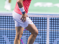 Rafael Nadal  during training before Davis Cup Final in Malaga Spain on 15 November 2024. (