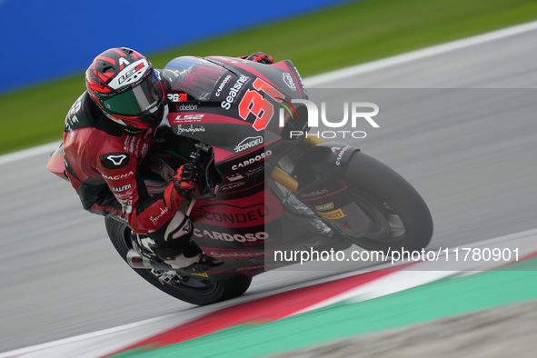 Roberto Garcia (31) of Spain and Fantic Racing Kalex during the free practice of the Motul Solidarity Grand Prix of Barcelona at Ricardo Tor...